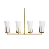 Plafondlamp DKD Home Decor Gouden Wit (67 x 14 x 22 cm)