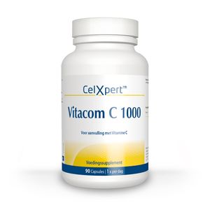 Vitacom C 1000 | Hoog gedoseerd Vitamine C | 90 Tabletten | Professionele Supplementen
