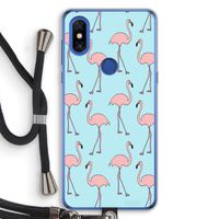 Anything Flamingoes: Xiaomi Mi Mix 3 Transparant Hoesje met koord