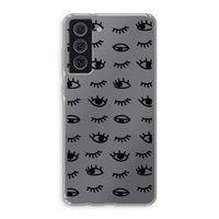 Eye pattern #2: Samsung Galaxy S21 FE Transparant Hoesje