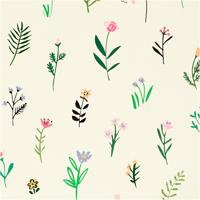 Creativ Company Inpakpapier, flora, b: 50 cm, 80 gr, 100 m/ 1 rol