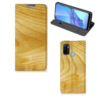 OPPO A53 | A53s Book | Wallet Case | Licht Hout