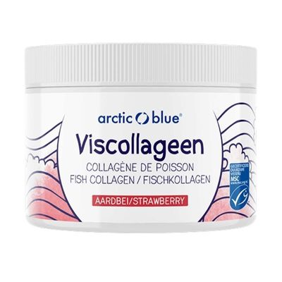 Artic Blue Viscollageen met Vitamine C Aardbeiensmaak (150 gr) - THT 10-25