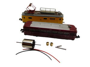 micromotor NA028G motor ombouwset voor Arnold Railbus VT 98, Schienenbus (Alt)  VT 98, BR 798, BR 998, BR 701, ÖBB BVT 5081, RENFE 301, Turmtriebwagen (Alt)