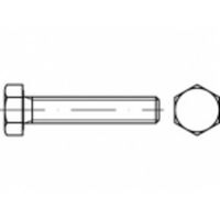 TOOLCRAFT TO-5407986 Zeskantbout M20 50 mm Buitenzeskant Staal Galvanisch verzinkt 25 stuk(s)