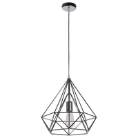 Hanglamp Scandinavian 50 cm 1 Lichts Glans Chroom Modern - thumbnail