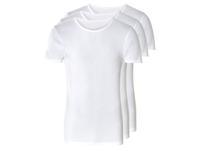 LIVERGY 3 heren ondershirts (XL, Ronde hals, wit) - thumbnail
