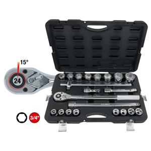 KS Tools 911.0721 dopsleutel & dopsleutelset Stopcontactset