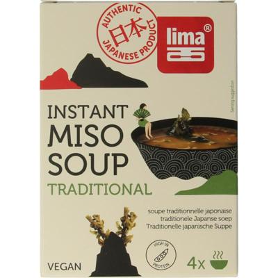Lima Instant miso soep 4 x 10 gram