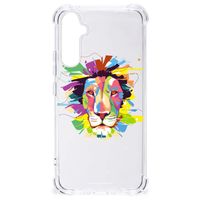 Samsung Galaxy A34 Stevig Bumper Hoesje Lion Color - thumbnail