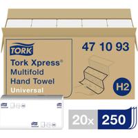 TORK 471093 Papieren handdoeken Wit 20 stuk(s) - thumbnail