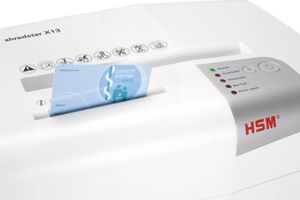 HSM shredstar X13 Papierversnipperaar 13 vellen Cross cut 4 x 37 mm P-4 23 l Ook geschikt voor CDs, DVDs, Nietjes, Paperclips, Creditcards