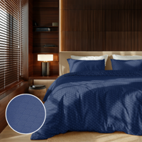 Dekbedovertrek Embossed Rainbow Blauw Patroon 240x200 Cm Zydante - Dekbed-Discounter.nl