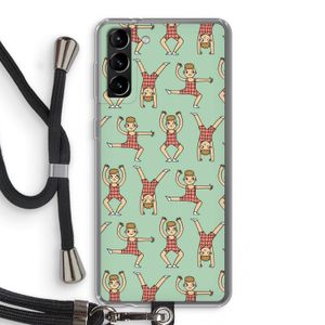Gymboys: Samsung Galaxy S21 Plus Transparant Hoesje met koord