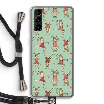 Gymboys: Samsung Galaxy S21 Plus Transparant Hoesje met koord