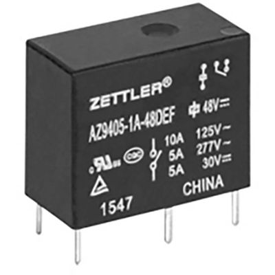 Zettler Electronics AZ9405-1A-24DSEF Printrelais 24 V/DC 10 A 1x NO 1 stuk(s)