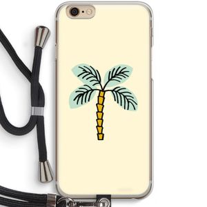 Palmboom: iPhone 6 / 6S Transparant Hoesje met koord