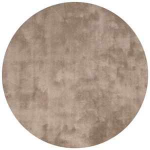 Vloerkleed Cowan rond taupe 15