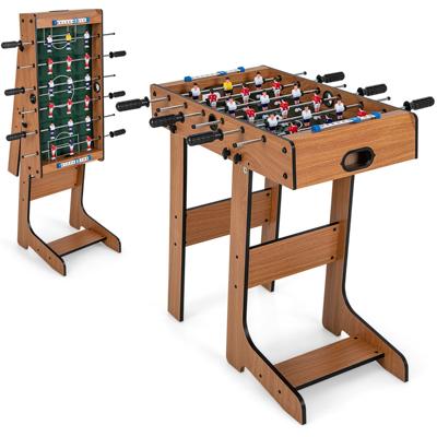 Inklapbare Tafelvoetbaltafel Incl. 18 Voetbaltafel en 2 Ballen Speeltafel voor Volwassenen en Kinderen Tafelvoetbal voor Speelkamer