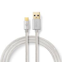 Kabel USB 3.1 | Type-C male - A male | 2,0 m | Aluminium
