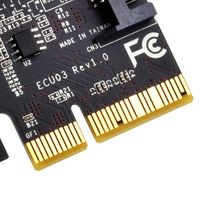 Silverstone ECU03 interfacekaart/-adapter Intern USB 3.2 Gen 1 (3.1 Gen 1) - thumbnail
