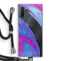 Zweverige regenboog: Samsung Galaxy Note 10 Plus Transparant Hoesje met koord