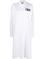 Diesel robe-chemise D-Lun - Blanc