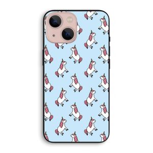 Eenhoorns overal: iPhone 13 mini Biologisch afbreekbaar hoesje