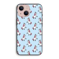 Eenhoorns overal: iPhone 13 mini Biologisch afbreekbaar hoesje