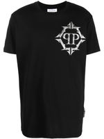 Philipp Plein t-shirt en coton à imprimé graphique - Noir - thumbnail