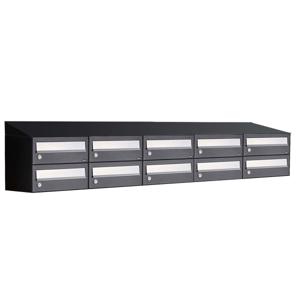 Allux Hive Set 5-Breed, 2-Hoog Met Dak Zwart - 40030070_5x2d