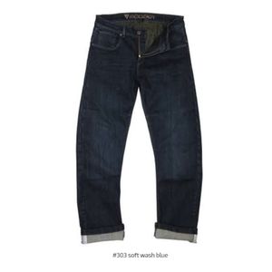 MODEKA Glenn Cool, Motorjeans heren, Soft wash Donker Blauw lengte 34