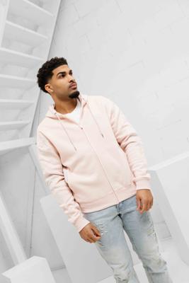 Project X Paris Botanique Full Zip Hoodie Heren Lichtroze - Maat M - Kleur: Lichtroze | Soccerfanshop Project X Paris Botanique Full Zip Hoodie Heren Lichtroze - Maat M - Kleur: Lichtroze | Soccerfanshop