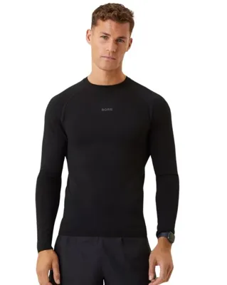 Heren sport top met lange mouwen - Merino Blend - Merino wollen thermoshirt - heren thermo ondergoed