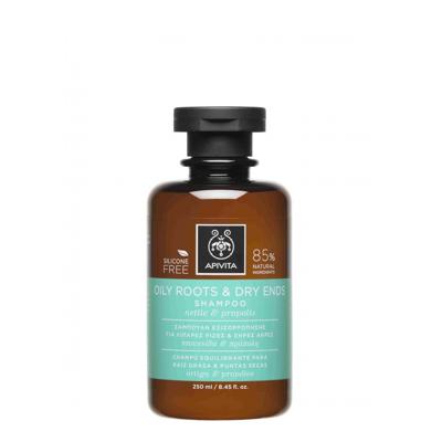 Apivita Hair Care Shampoo Oily Roots & Dry Ends Shampoo 250ml