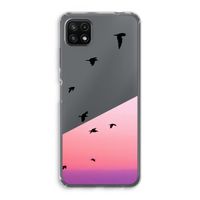 Fly away: Samsung Galaxy A22 5G Transparant Hoesje