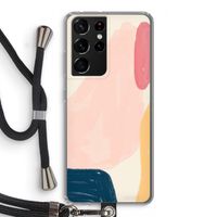 Saturday Flow: Samsung Galaxy S21 Ultra Transparant Hoesje met koord