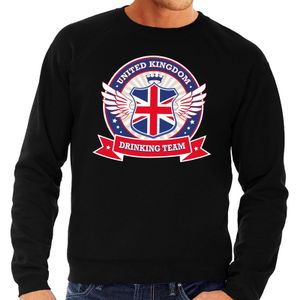 Zwarte Engeland drinking team sweater heren