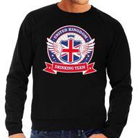 Zwarte Engeland drinking team sweater heren