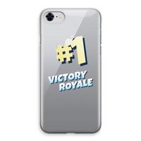 Victory Royale: iPhone 8 Transparant Hoesje