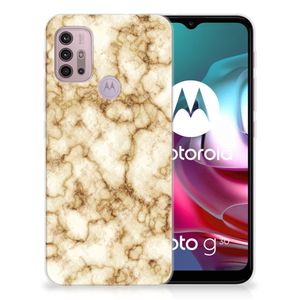 Motorola Moto G30 | G10 TPU Siliconen Hoesje Marmer Goud