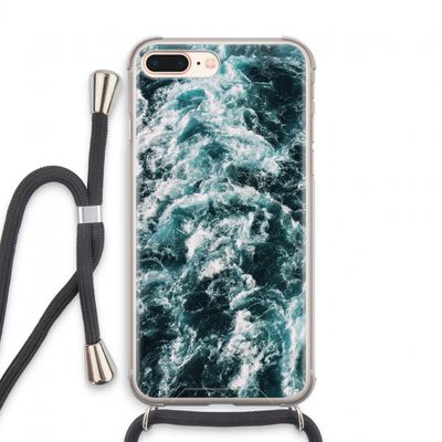 Zee golf: iPhone 7 PLUS Transparant Hoesje met koord