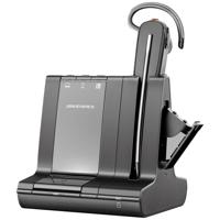 HP Poly Savi 8245 DECT In Ear headset Computer DECT, Bluetooth Mono Zwart Ruisonderdrukking (microfoon) Headset - thumbnail