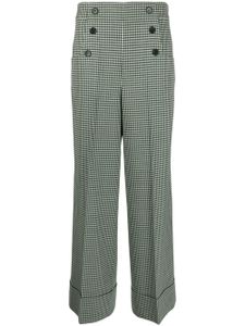 P.A.R.O.S.H. pantalon ample à carreaux - Vert