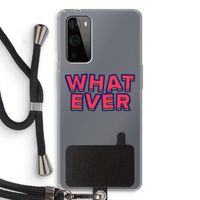 Whatever: OnePlus 9 Pro Transparant Hoesje met koord