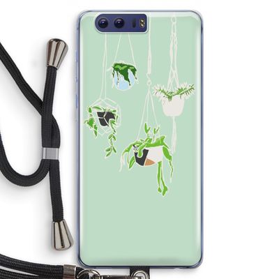 Hang In There: Honor 9 Transparant Hoesje met koord