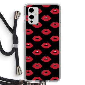 Lips: OnePlus 9 Transparant Hoesje met koord
