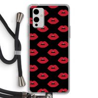 Lips: OnePlus 9 Transparant Hoesje met koord