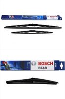 Bosch Ruitenwissers voordeelset voorzijde + achter 653H281 Bosch Ruitenwissers voordeelset voorzijde + achter 653H281
