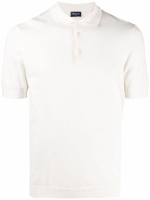 Drumohr polo en coton - Tons neutres